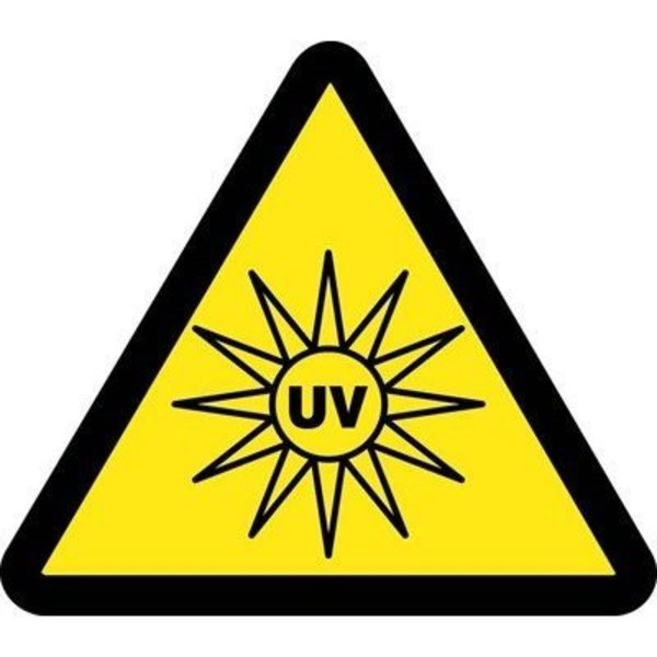 Nmc Uv Hazard Iso Label, Pk10 ISO269AP